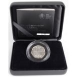 Fifty Pence 2013 "The 100th Anniversary of The Birth of Benjamin Britten" 2013 Silver Piedfort Proof