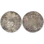 Spanish Mexico silver 8 Reales 1736 Mo MF, KM# 103, porous VF/GVF, a couple of scratches (