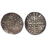 Edward I Penny, Durham Mint, Bishop de Insula, as S.1388, Class 3b, toned VF