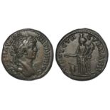 Caracalla colonial bronze of c.28mm., of Augusta, Thrace, obverse:- Laureate bust right, reverse:-