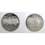 British Commemorative Medals (2) both modern, relating to the Charge of the Light Brigade; one