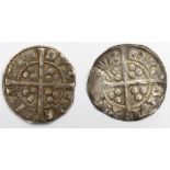 Edward I Pennies (2) Durham Mint: S.1414 Class 10cf5 GF, and S.1421 Class 10cf5 VF