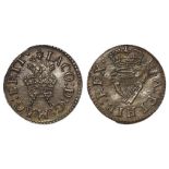 James I ''Lennox'' copper farthing, Type 1a, mm. Ermine, on one side [appears on one of the