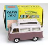 Corgi Toys, no. 420 'Ford Thames Airborne Caravan', pink & lilac, contained in original box