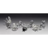 Swarovski Crystal. Seven Swarovski figures, comprising Mouse (no. 183272); Ladybird (no. 190858);