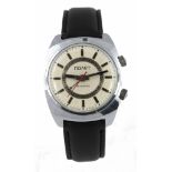 Gents stainless steel cased manual wind Russian wristwatch with alarm function by Poljot ?.