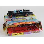 Corgi Toys, no. 267 'Rocket Firing Batmobile', with original insert, three bullets (still attached