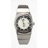 Gents stanless steel cased Tissot "Seastar" automatic wristwatch circa 1975. The blue and silver