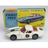 Corgi Toys, no. 324 'Marcos 1800 G.T', chips to paint, contained in original box