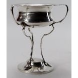 Art Nouveau silver three handled cup made by Lee & Wigfull, Sheffield 1905. Weighs 6.5 oz. approx