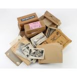 Lantern slides. A collection of card & glass lantern slides, includes slides by Ilford.