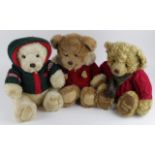 Harrods Teddy Bears. A group of three Harrods annual teddy bears, dated 2005, 2006 & 2007