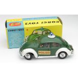 Corgi Toys, no. 492 'Volkswagen European Police Car', contained in original box (white label to
