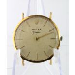 Gents 18ct cased Rolex Geneve wristwatch, working when catalogued