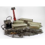 Marx toys LNER clockwork railway engine & coaches (no.2509), includes Pullman Streamline coach (