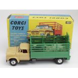 Corgi Toys, no. 484 'Dodge Kew Fargo Livestock Transporter, with Animals', complete with card insert