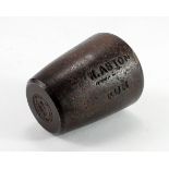 Carrow Works Cycling Club metal die, marked "W. Aston Run"