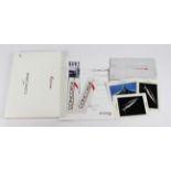 Concorde Ephemera comprising a folder, booklet, certificate etc.