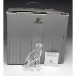 Swarovski Crystal, Cheetah (no. 183225), with certificate, contained in original packaging