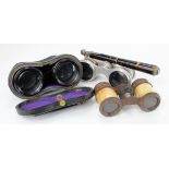 Three pairs of Ladies/Theatre Binoculars