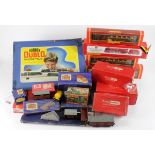 Railway interest. A collection of OO gauge model railway items, including two boxed Hornby