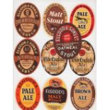 Beer labels, a selection of 10 different vo's pre-contents labels from Elgood & Sons Ltd. Wisbech,