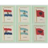 Tobacco silks, Wix, album containing Kensitas National Flags 1st Series (set, 60 silks), 2nd