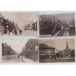 Postcards, Durham, a collection of 16 RP's and one printed card, inc. Market Place Darlington,