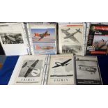 Aviation, Fairey Aviation, a large collection of ephemera of various ages contained in 5 folders