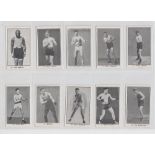 Cigarette cards, Boxing, Burstein Isaacs & Co, Famous Prize Fighters (mixed printings) inc. Jack