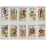 Cigarette cards, Wills, Sports of All Nations, (set, 50 cards) (mixed condition, fair/gd)