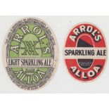 Beer labels, Arrol's, Alloa, Scotland, vo's, Light Sparkling Ale (this may have been an original