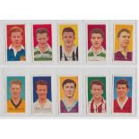 Trade cards, Barratt's, Famous Footballers, A8 Series (set, 50 cards) (vg)