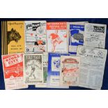 Football programmes, Leicester City, 13 away match programmes all from 1955/56, inc. Bristol City,