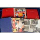 Sport magazines, 78 issues of 'Shoot' football magazine 1969-71 in special binders, sold with 2