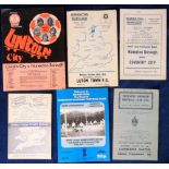 Football programmes, Nuneaton Borough, small collection of 6 programmes all for matches v League