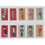 Cigarette cards, Cohen, Weenen, Star Artistes (set, 50 cards) (one card (Pat Rafferty) split along