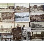 Postcards, London & Surrey, a collection of approx 170 cards, RP's and printed, inc. Central