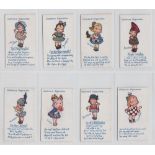 Cigarette cards, Gallaher, Kute Kiddies (81/100, missing nos, 6, 7, 30, 32, 36, 37, 38, 40, 58,