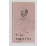 Cigarette card, Wills, South African Personalities, Collotype, type card, Set 2, ref book 103, Fig