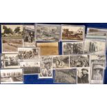 Postcards, Military, a selection of 100+ Military related cards inc. camps, parades, N.W.F.P,