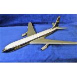 A Boeing 707 BOAC Travel Agency Display Model, large scale fibreglass model, possibly by Westway