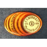 Collectables, pocket advertising mirror for C.N.Kopke & Co Port, Oporto and London in the form of