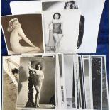 Glamour photographs, a collection of 47 original b/w photos all Roye / Camera Club issues and all