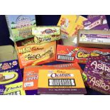 Advertising packaging, 35+ items, mostly Cadbury's chocolate packaging, mainly 1980s onwards,