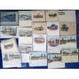 Postcards, a selection of approx 26 court and intermediate size cards by various publishers, Inc.