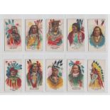 Cigarette cards, USA, BAT, Indian Chiefs (33/50) (2 poor, rest gen gd) (33)