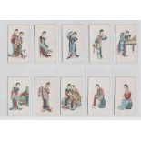 Cigarette cards, China, Wills, (Pirate cigarettes), Chinese Beauties (set, 25 cards) (gd)