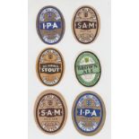 Beer labels, St Anne's Well Brewery, Exeter, 6 different vo labels Inc. Brown Ale, I.P.A, St Anne'