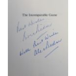 Cricket autographs, signed book 'The Incomparable Game' by Colin Cowdrey, signed by Cowdrey to